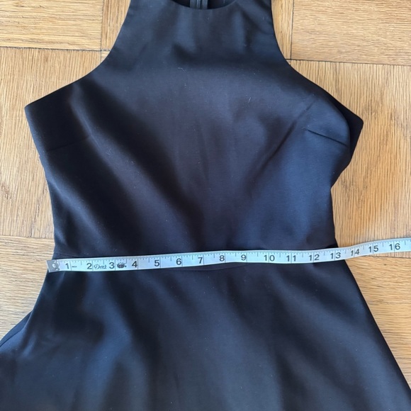 Likely Size 6 Black Halter Mini Dress Fit and Flare - Picture 7 of 8